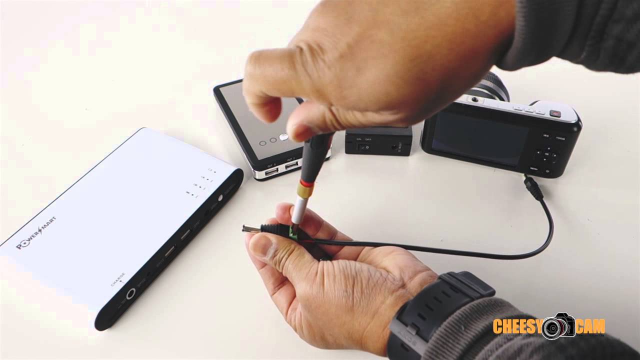 DIY using any 12V battery for the BlackMagic Pocket Cinema Camera
