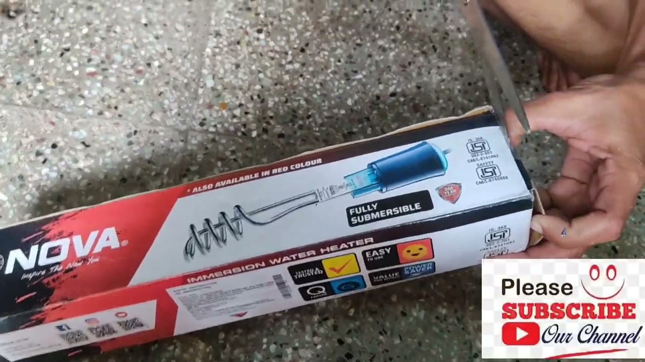 Flipkart!! unboxing video!!👌 1500w water heater review!! NOVA Company water heater!! really👌₹399only