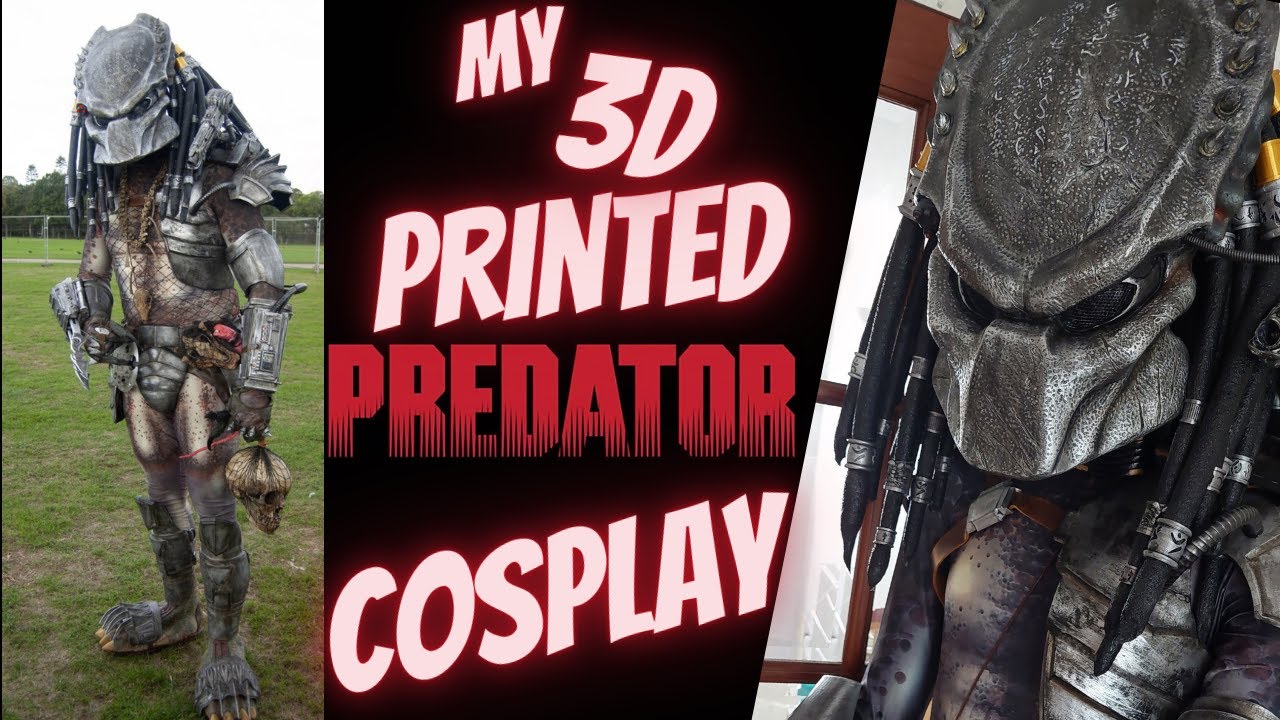 I Made a 3D Printed Predator Costume (and It's Terrifying)