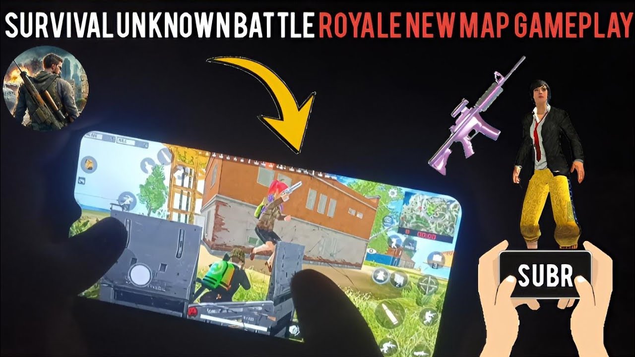 Survival Unknown Battle Royale new Map? #subr #naw #map #update! #jpytgaming 
