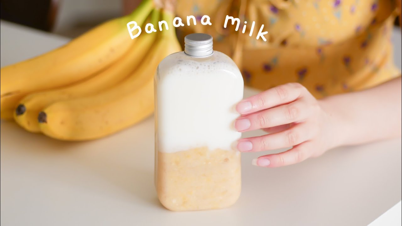 Real Banana Milk 🍌🥛