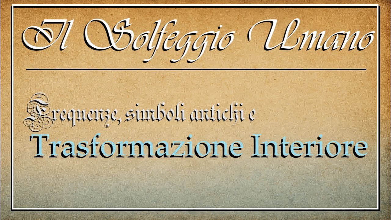 Frequenze: simboli antichi e lavoro interiore