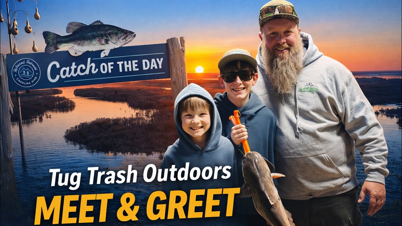 TUG TRASH WEEKEND AT RELAXED RETREAT OUTDOORS