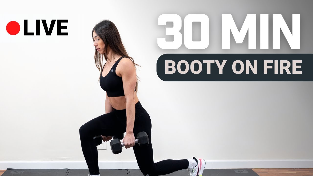 LIVE BOOTY ON FIRE (11) - 30 minuti di allenamento con esercizi per glutei alti e tonici