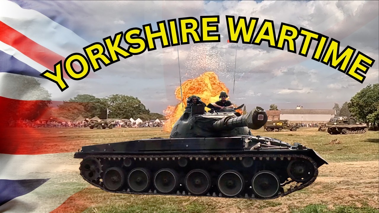 Epic Tank Show Leaves Crowd Amazed! Yorkshire Wartime Experience Weekend 2025