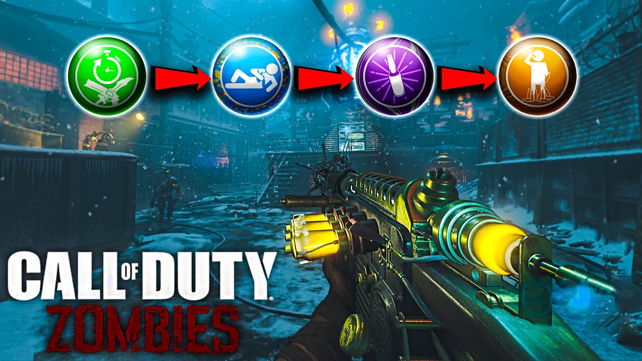 CoD Zombies, но каждый раунд я получаю случайную жвачку! (мод Bo3 Zombies)