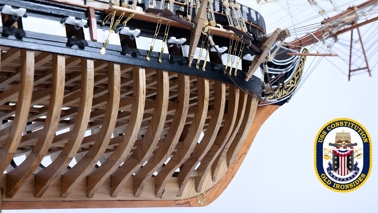 1:76 Фрегат — модель корабля U.S.S. Constitution — руководство по сборке