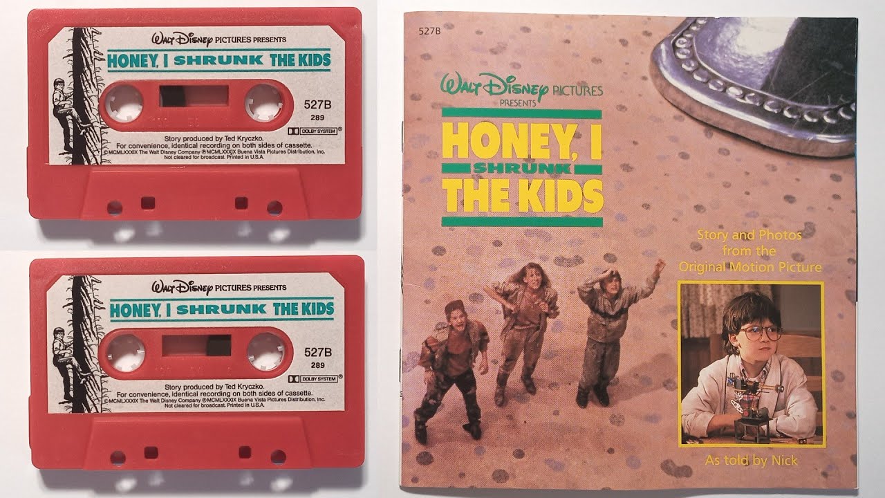 Honey I Shrunk the Kids Read Along Cassette and Book in 4K - re-uploaded with better audio