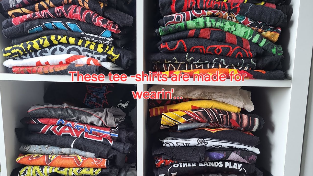 Quelques tee-shirts de ma collection les Mäniacs !