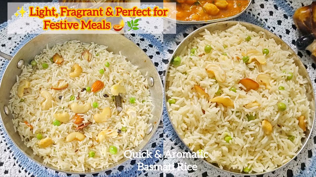 Basmati Rice Pulao | Holi Special Recipe | बिना प्याज़-लहसुन का झटपट आसान और स्वादिष्ट पुलाव | Pulao