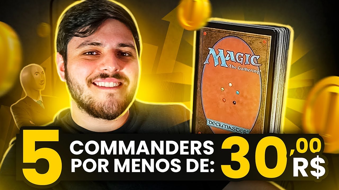 5 DECKS COMMANDER POR MENOS DE R$30!