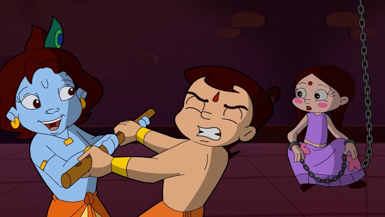 Krishna Saves Chutki | Evil Trap 😈 | Chhota Bheem Cartoons for Kids