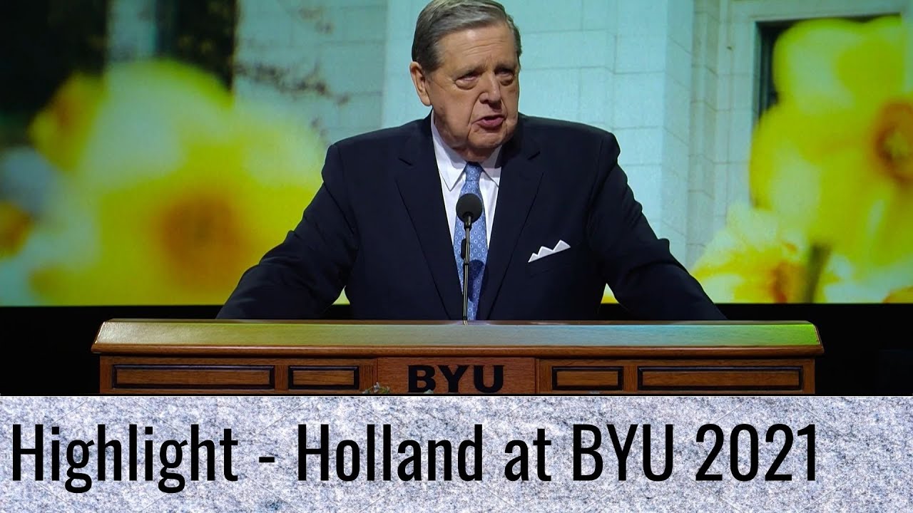 Devotional Highlights ft Elder Holland at BYU 2021 - BYU's Unique Role