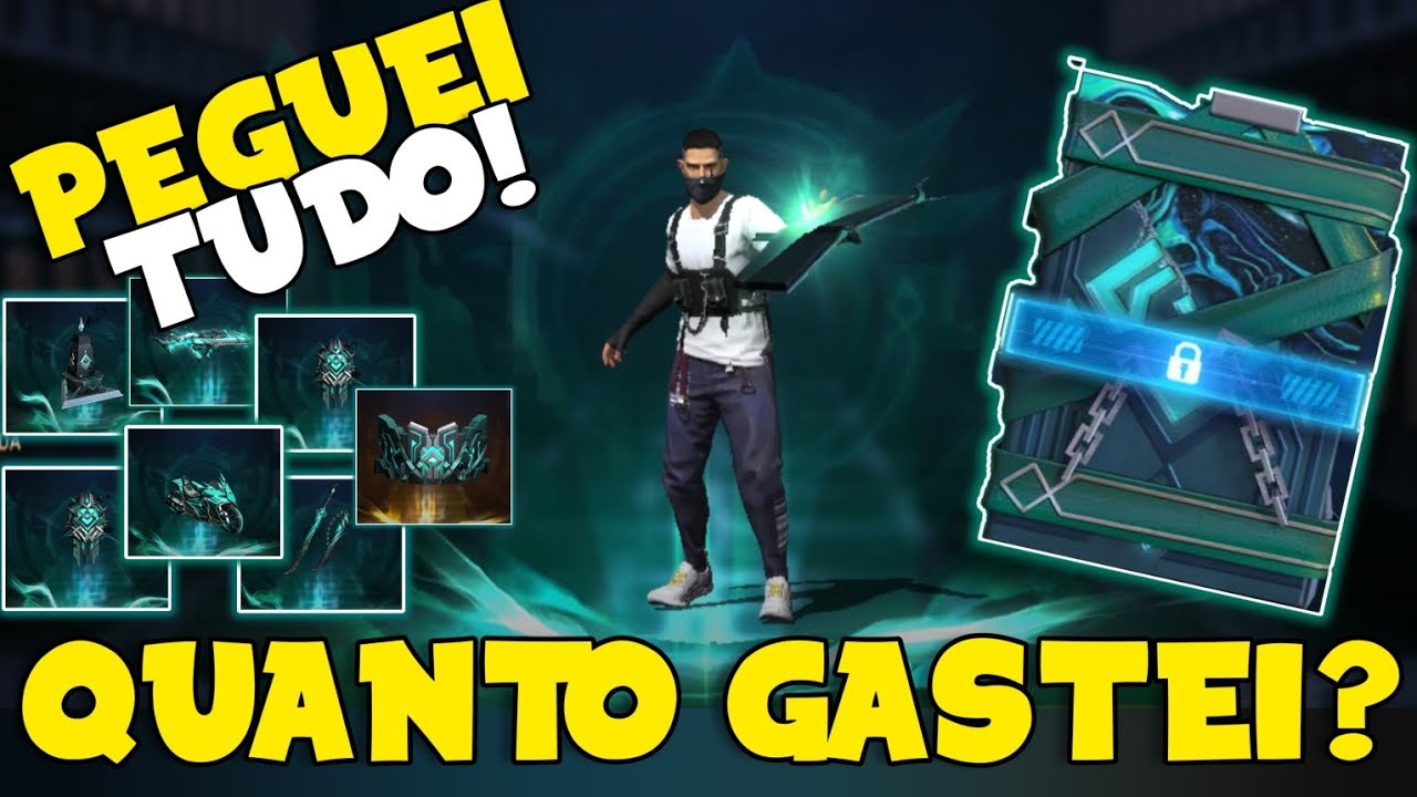 LIVRARIA RÚNICA FREE FIRE! PEGANDO TODOS OS ITENS!