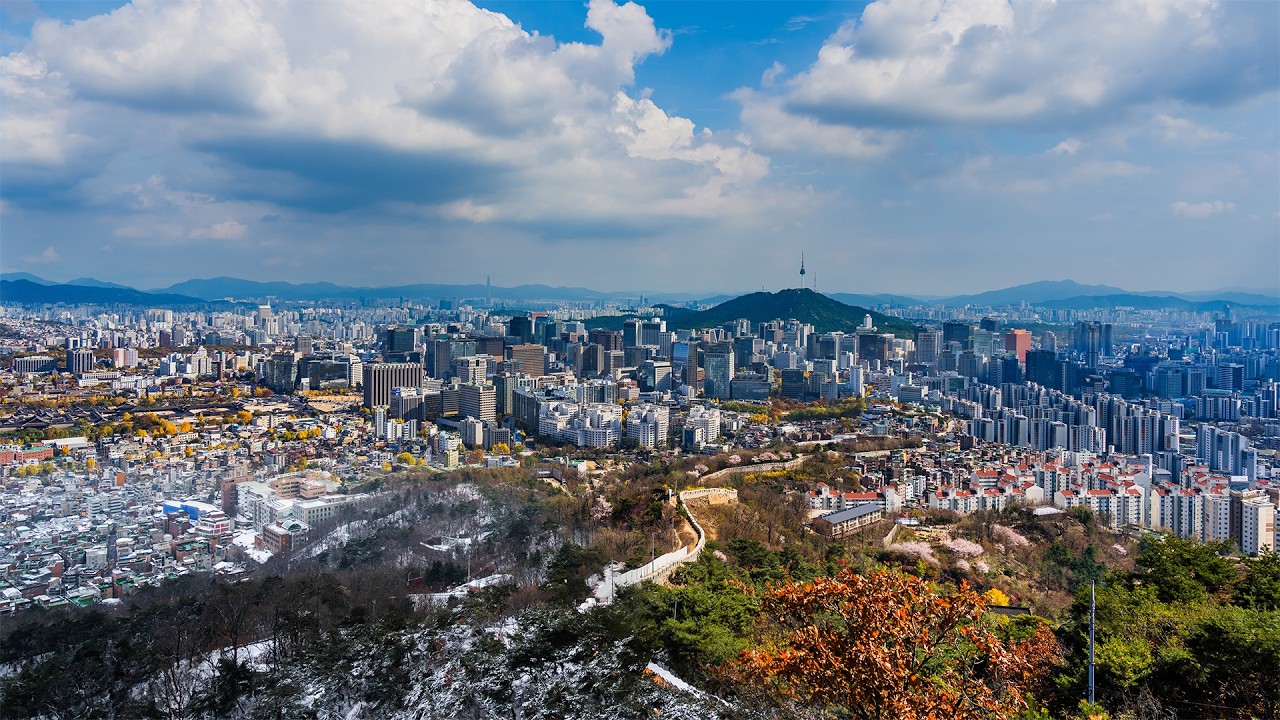 인왕산 범바위에서의 1년 / 4K 서울 타임랩스(4K Seoul Timelapse)(수정)