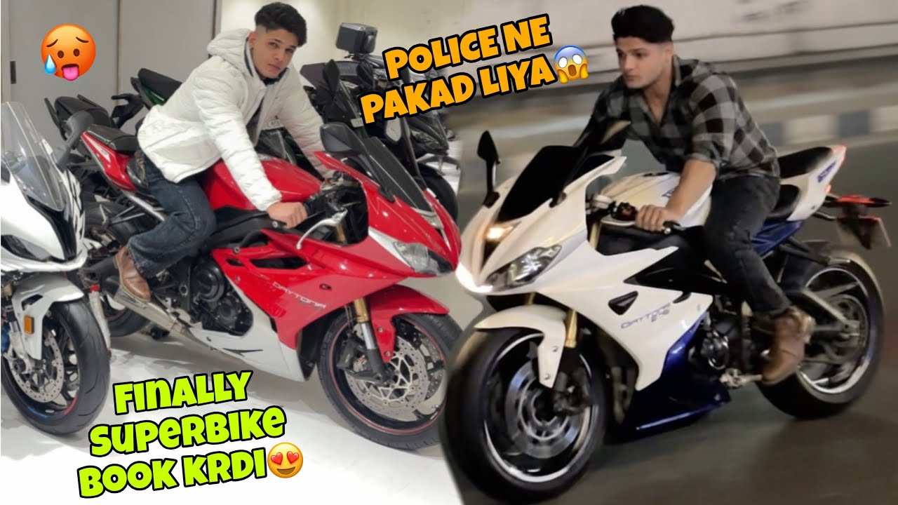 Finally Dream Superbike Book krdi😍| Night ride with gt650🏍️ 