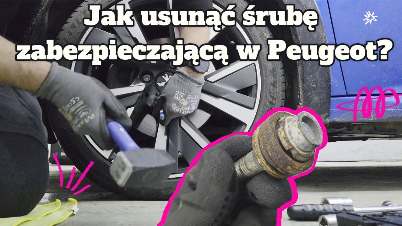 Zgubiony klucz! ⚠️ Jak usunąć śrubę zabezpieczającą do kół bez klucza w Peugeot?