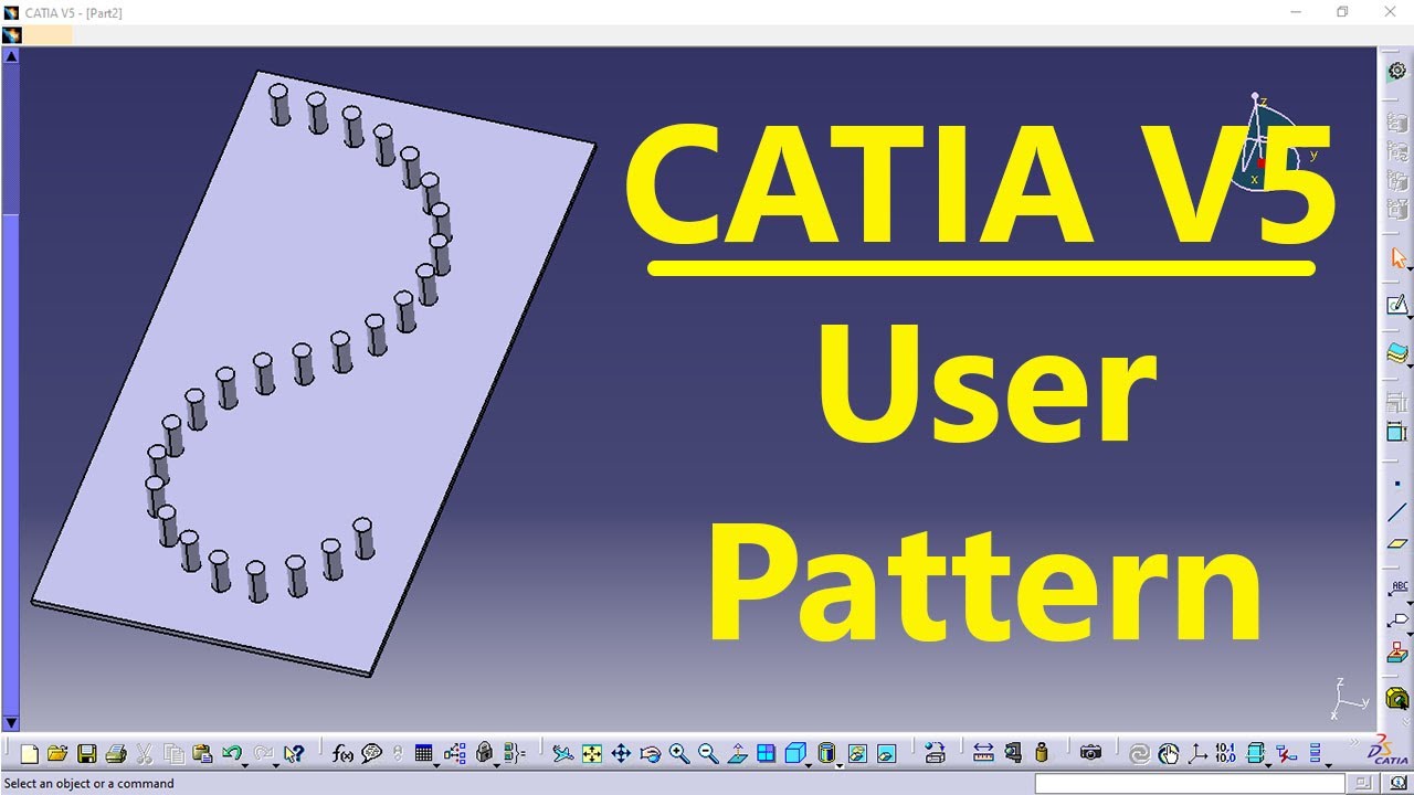 CATIA V5 User Pattern | CATIA Practice | CAD Designs