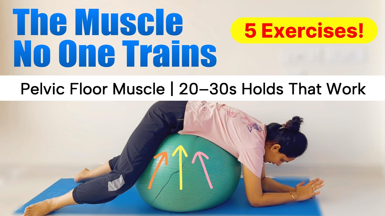 Pelvic Floor Muscle Strengthening in Hindi | Back Pain, Urine Leakage, Postpartum Recovery