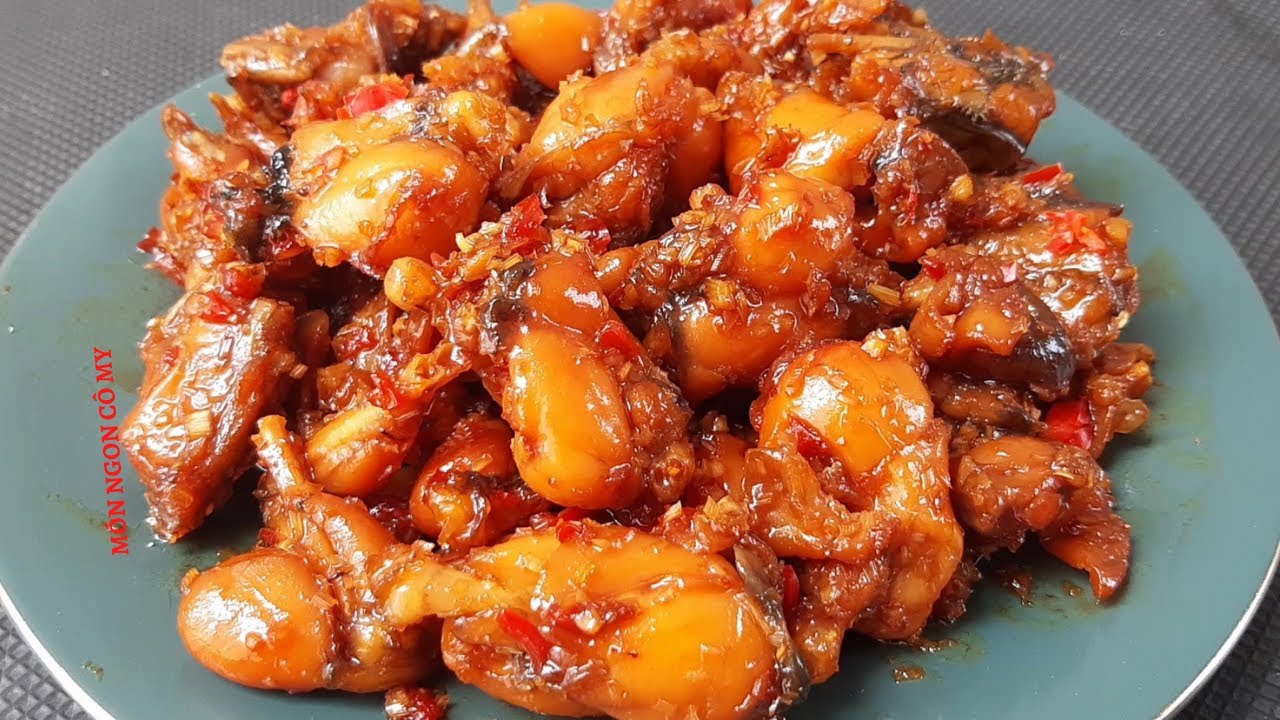 ẾCH KHO SẢ ỚT đậm đà cay thơm