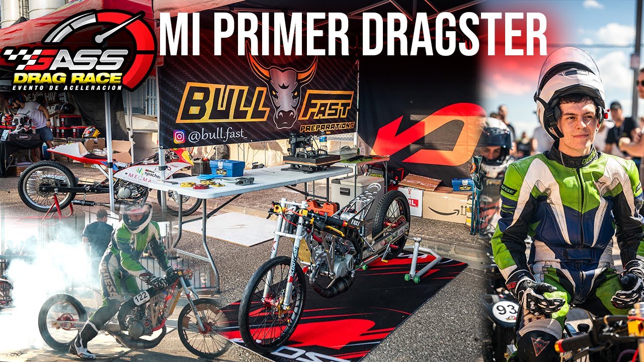 COMPETIMOS en el GASS DRAG RACE en 80cc | BULL FAST