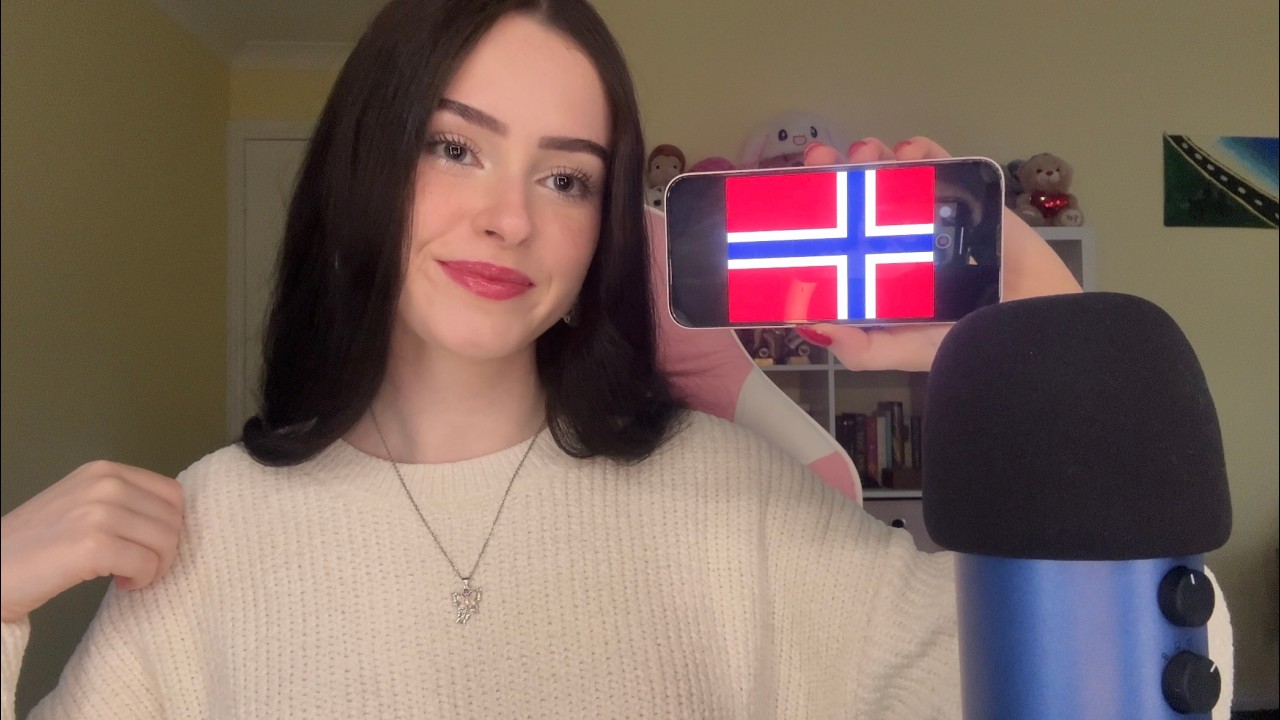 ASMR guess the flag quiz 🤍