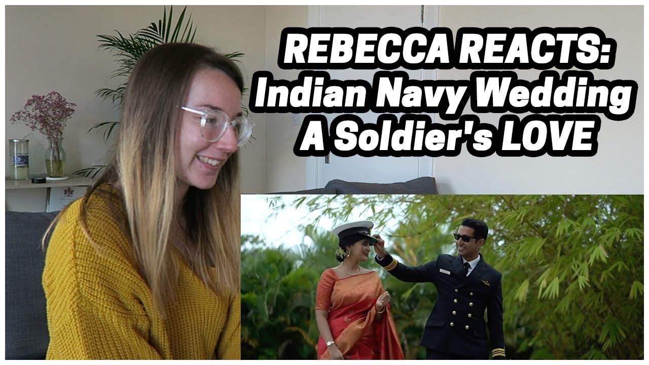 Rebecca Reacts: Indian Navy Wedding | A Soldier's LOVE