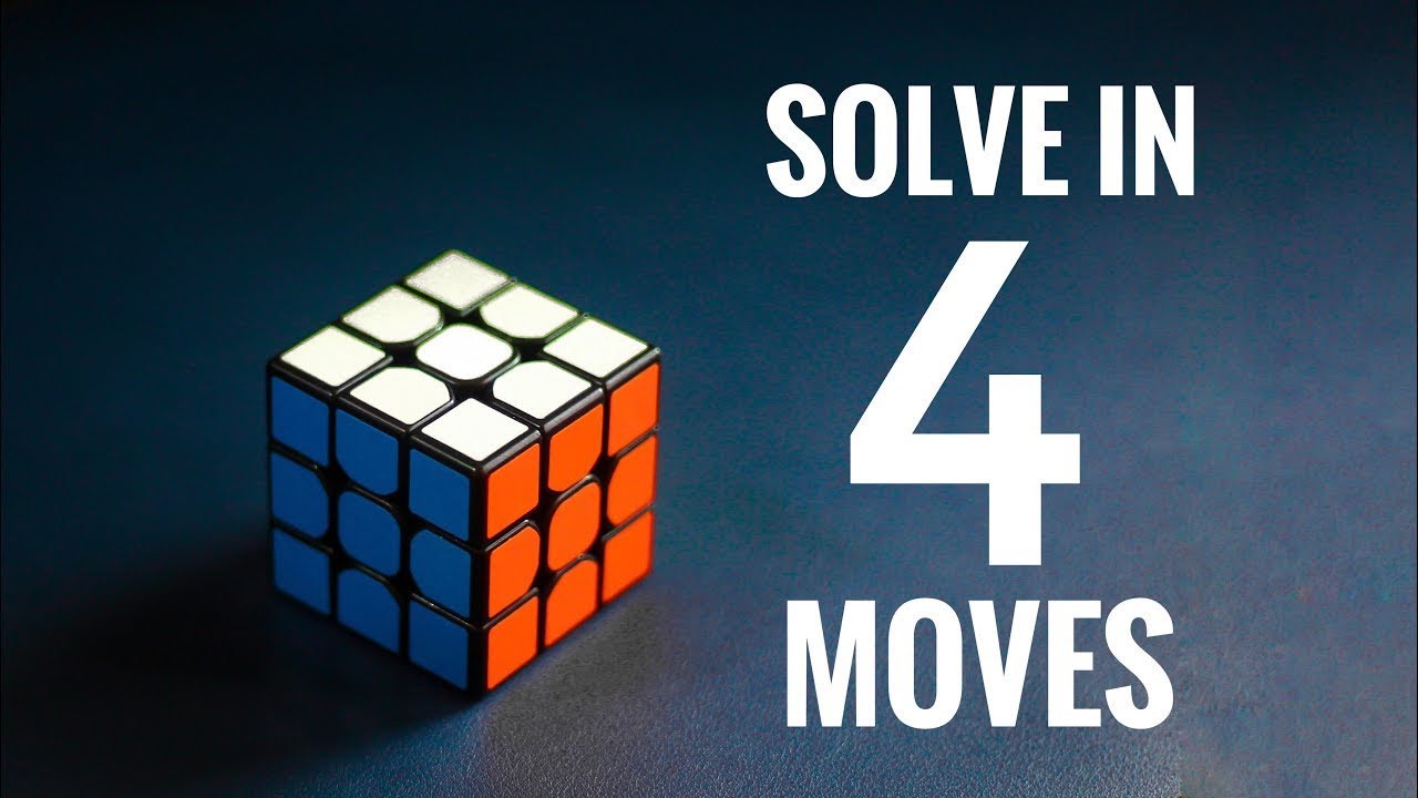 How to Solve a Rubik&rsquo;s Cube in 4 Moves