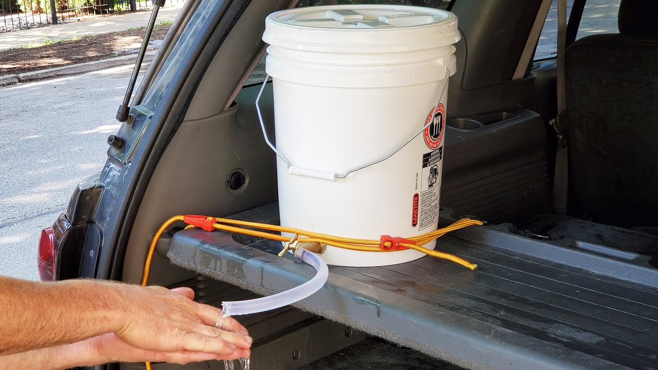 How To Build A DIY Mobile Hand-washing Station (Wash your Hands Anywhere)