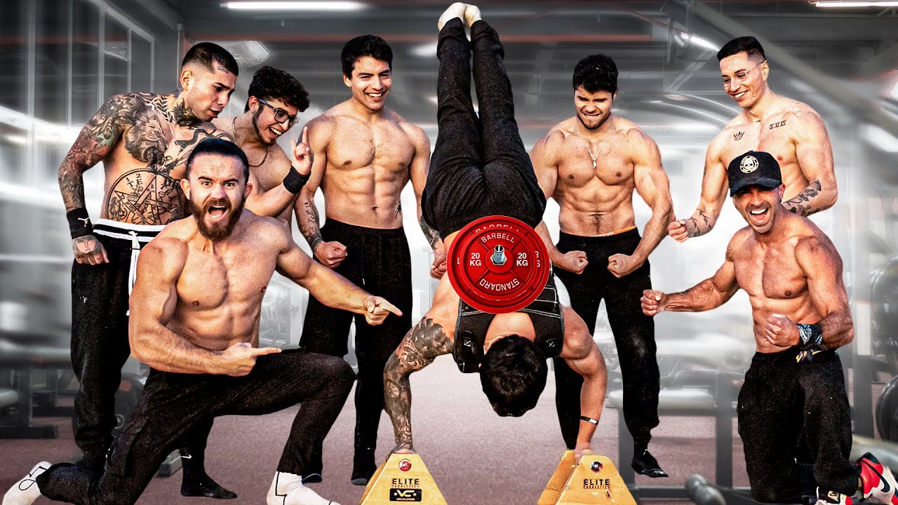 Who is the Strongest in Chile | Handstand Push Up + 20kg