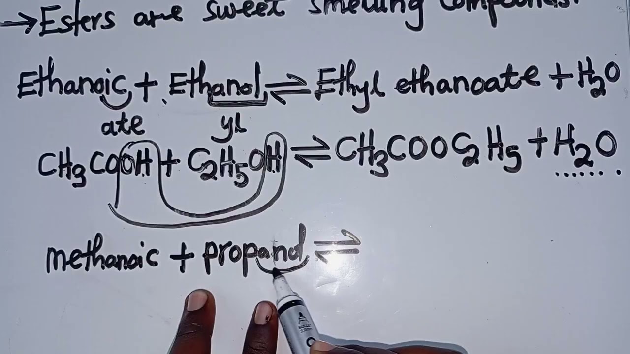 ECZ/GCE Must Watch 2025 Organic Chemistry - ESTERIFICATION  || Well Explained