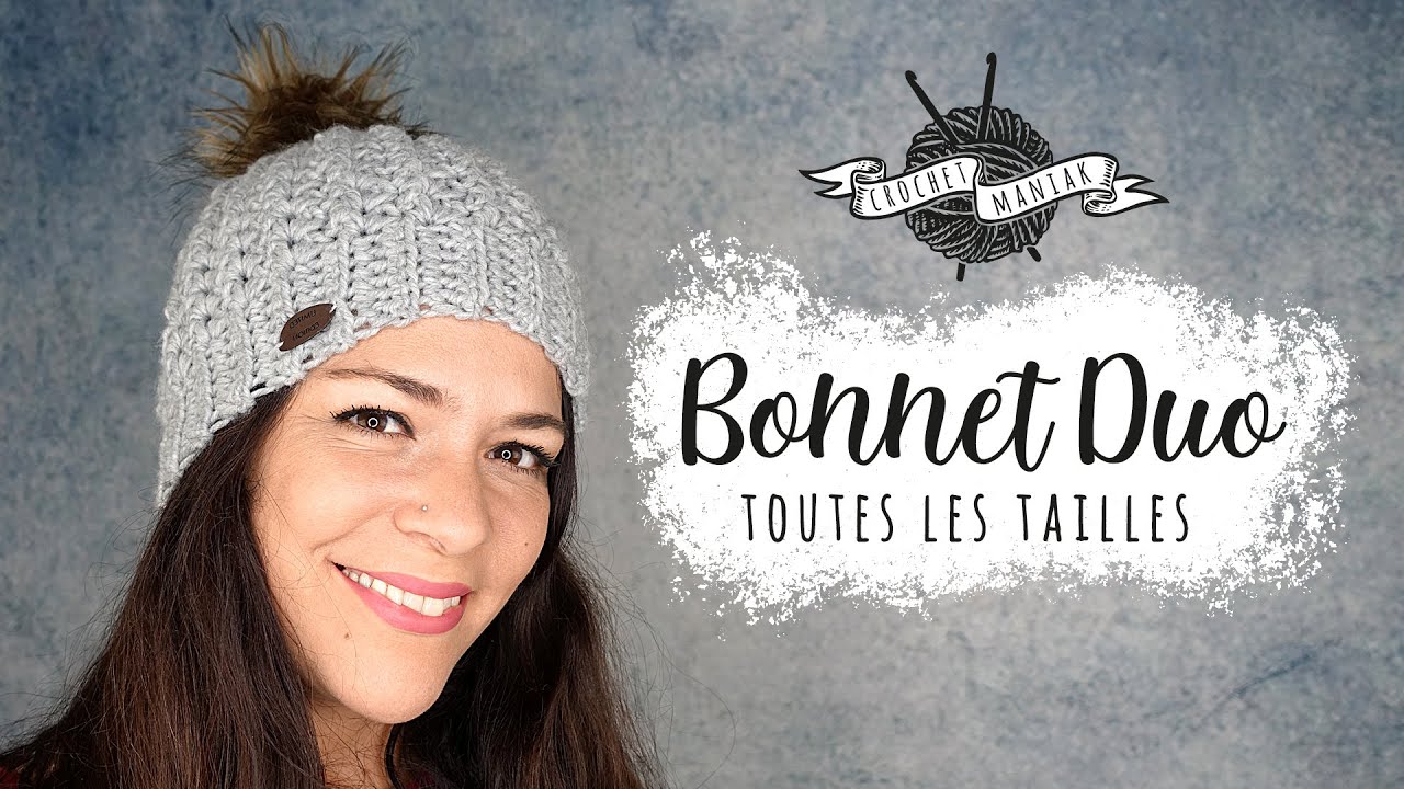 { TUTO } comment faire un bonnet facile et rapide au crochet