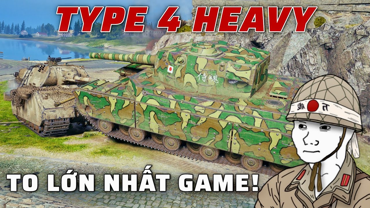 Type 4 Heavy: Tăng hạng nặng to hơn cả Maus! | World of Tanks