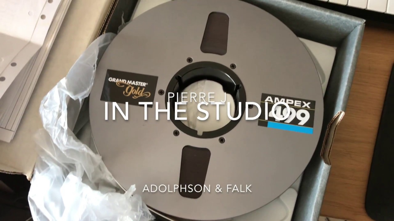 Pierre Jerksten i studion - Adolphson-Falk