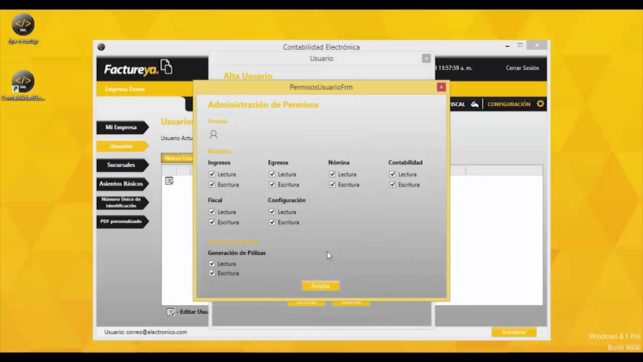 Tutorial Instalación y Configuración del Sistema Contable ERP    Factureya1