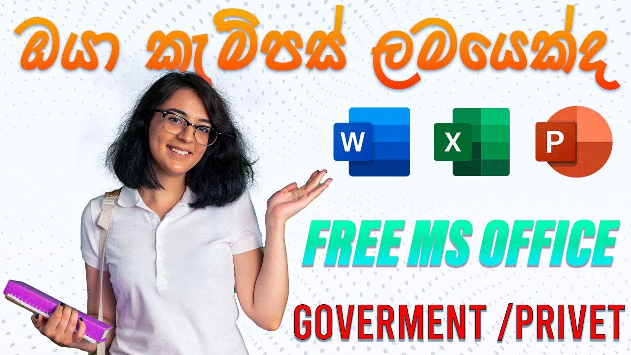 Microsft Office How To Active  Free From University Email Sinhala