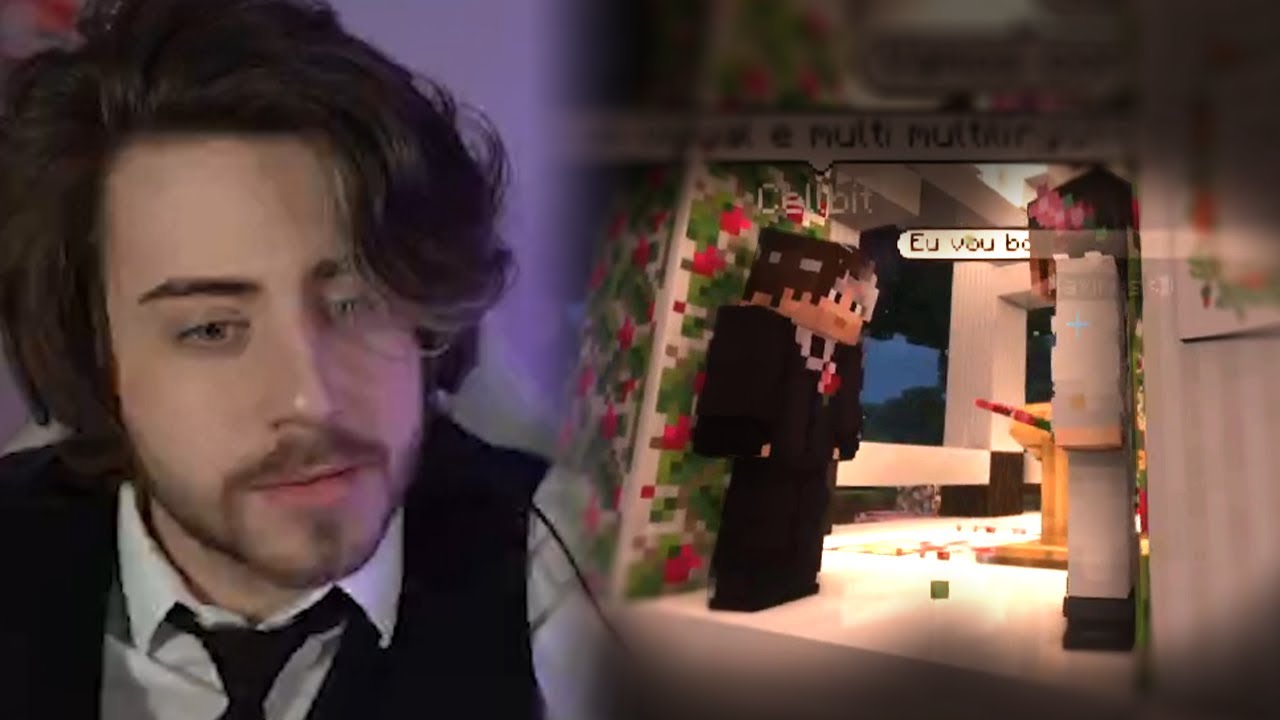 (LEGENDADO) CASAMENTO DO CELLBIT COM O ROIER NO QSMP