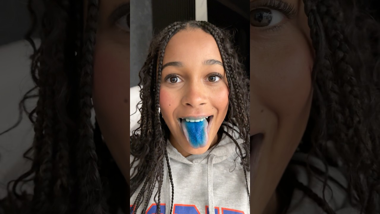 What happened to her Tongue 👅🤯