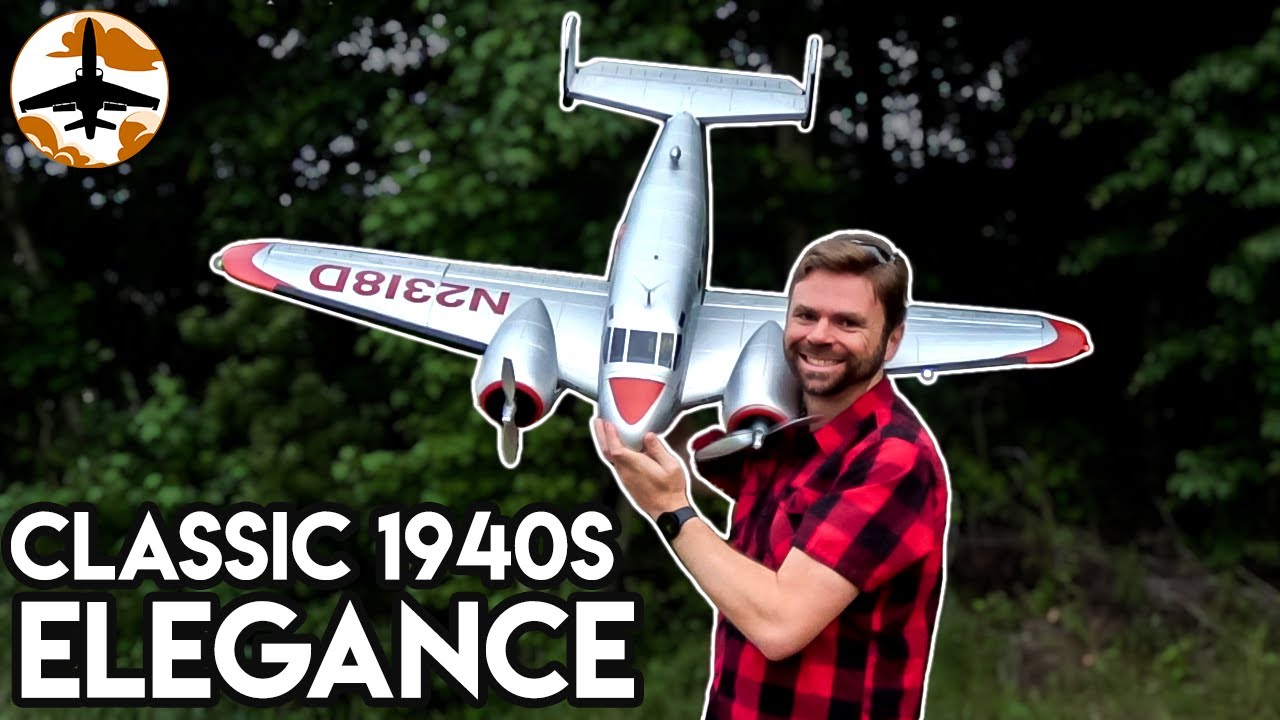 A Beautiful Warbird-like Experience - E-flite Beechcraft D18 1.5m
