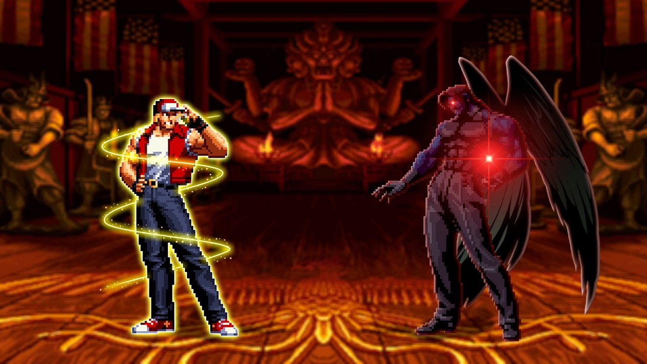 [KOF Mugen] Terry Bogard Team vs Rugal Bernstein Team
