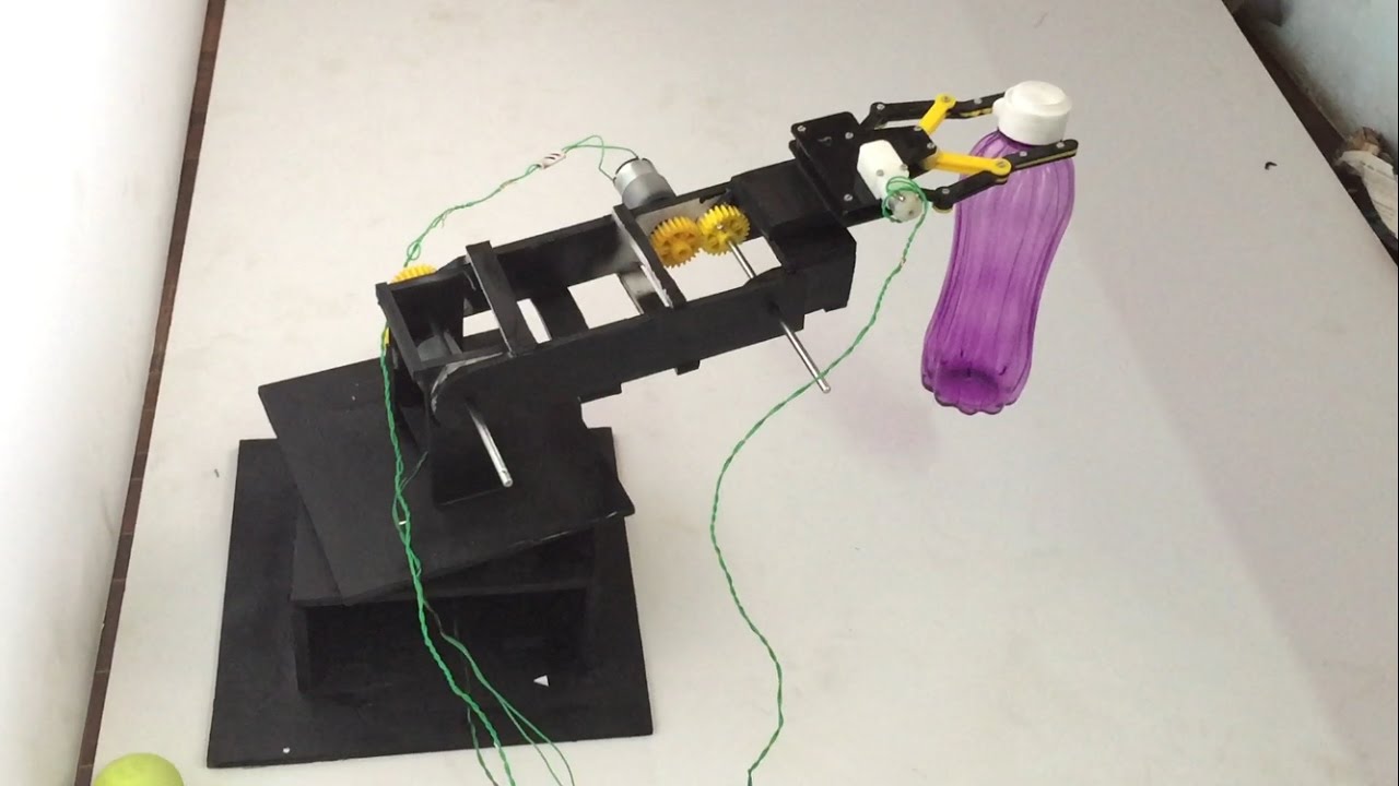 How to make Robotic Arm at home, pick and place type