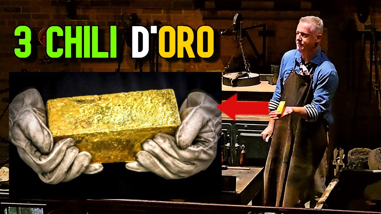 Fusione di un Lingotto d'Oro da 3 Chili in diretta💥 Esperienza Unica in Australia
