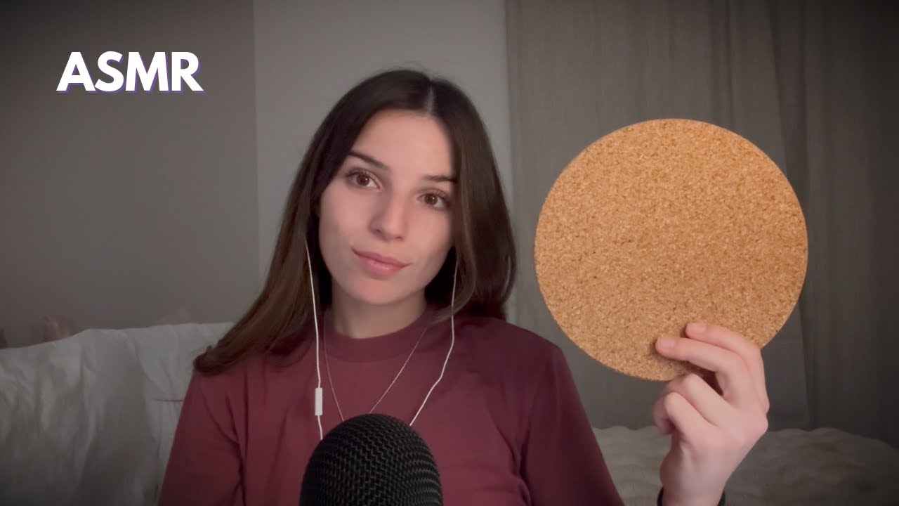 18 Minutes of Cork Tapping and Touching ASMR
