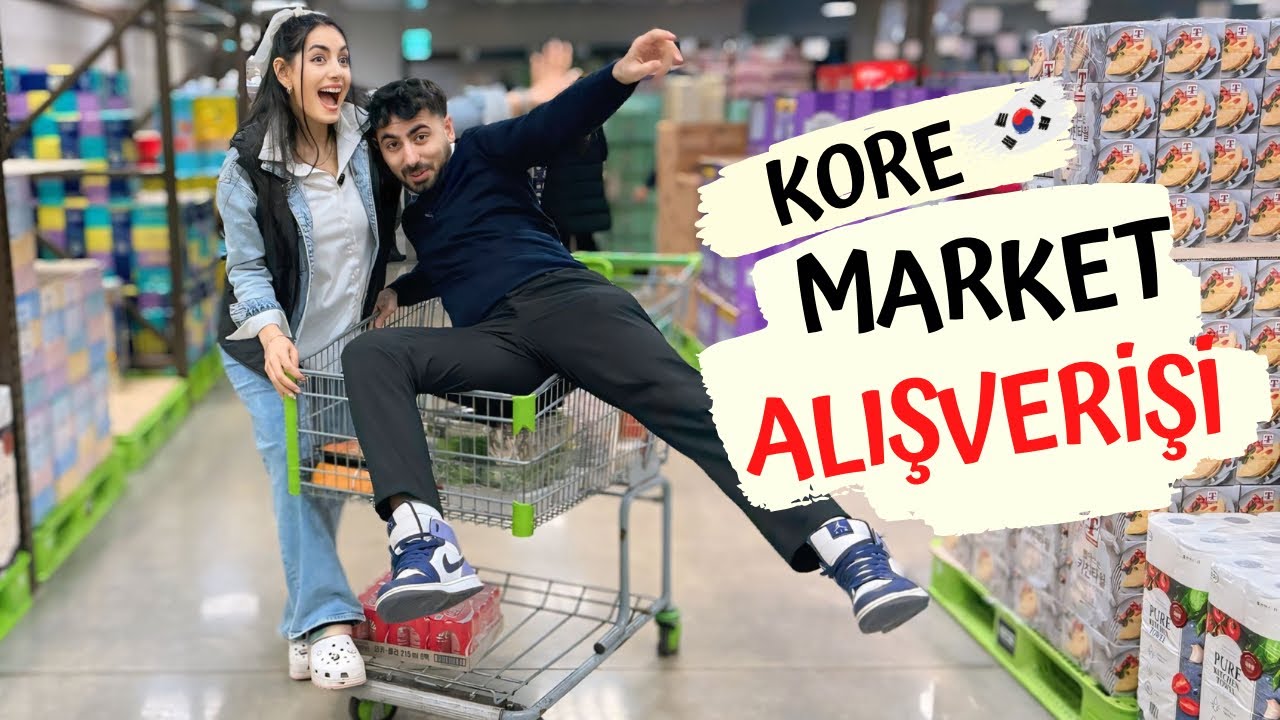 Kardeşimle Kore’de Market Alışverişine Gidelim 🛒
