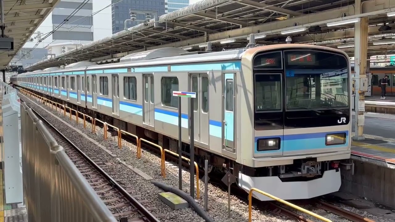 8/29 東西線内ATO調整試運転(99K) E231系800番台ﾐﾂK6編成 中野駅発車
