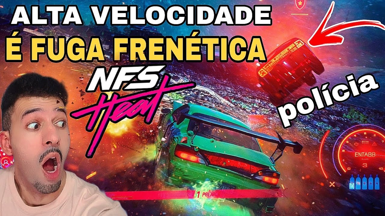 Need for Speed heat online: Nissan deu Trabalho para a polícia!!