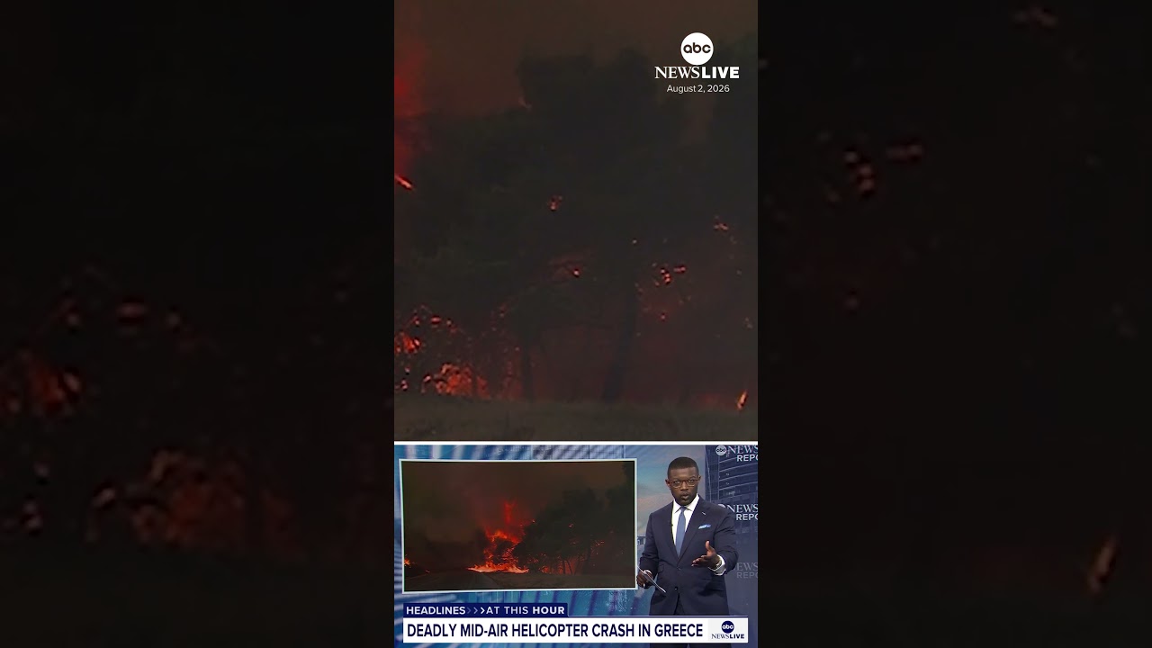 2 dead as firefighting helicopters collide over Greece wildfire: Officials