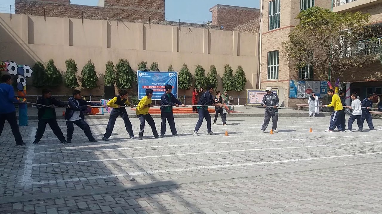 Tug of war at kips school