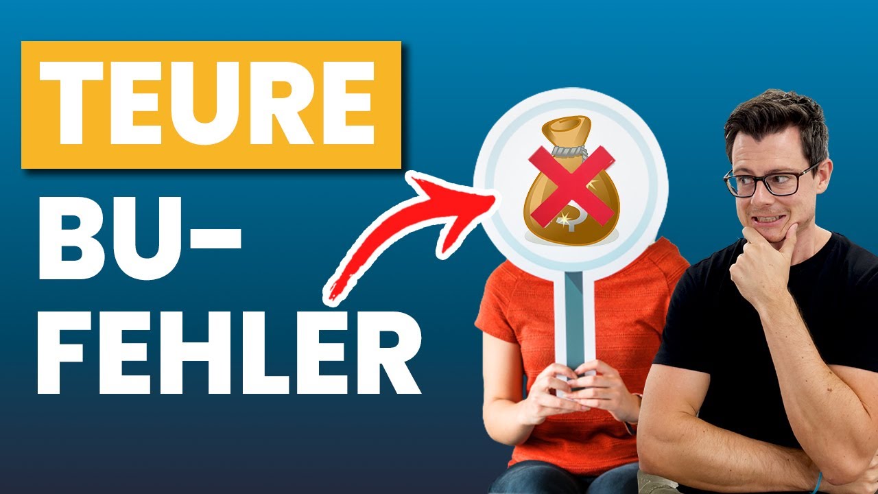 Berufsunfähigkeitsversicherung - Vermeide diese 5 FEHLER | TEURE Fehler bei der BU-Versicherung