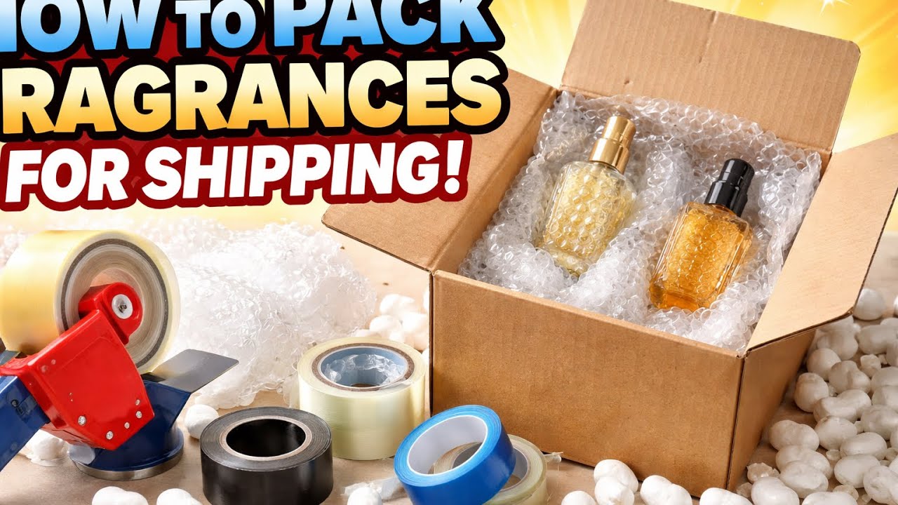 How to pack fragrances for shipping?